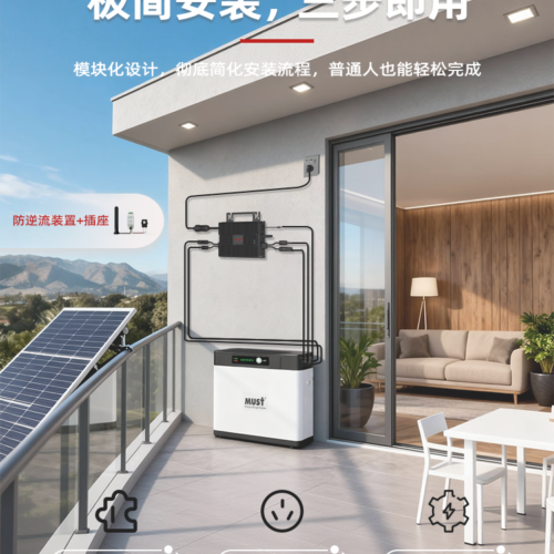 美世乐阳台光伏系统解决方案